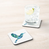 幾何学色の鳥 コースター (右側)