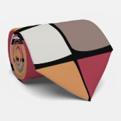 幾何学色ブロックパターン ネクタイ (ロール)
