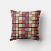 幾何学色ブロック クッション (裏面)