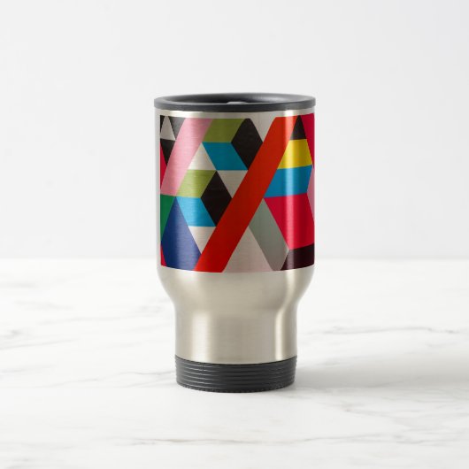 幾何学色 トラベルマグ (中央)