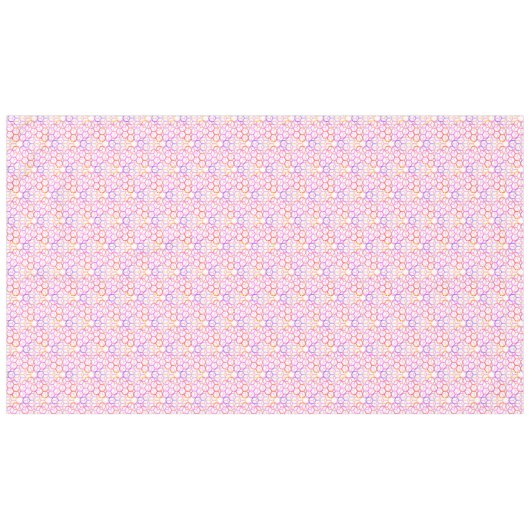 幾何学色（大） テーブルクロス (正面(横))