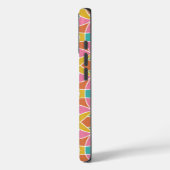 幾何学花模様レトロ虹 Case-Mate iPhoneケース (裏面 / 左)