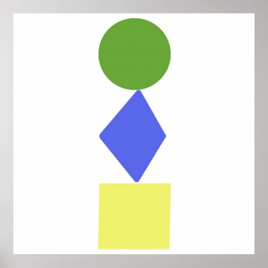 幾何学芸術 ポスター (正面)