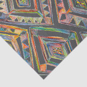 幾何学虹ダイヤモンドパターンギフト 薄葉紙 (詳細)