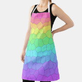 幾何学虹色エプロン エプロン (インサイチュ)
