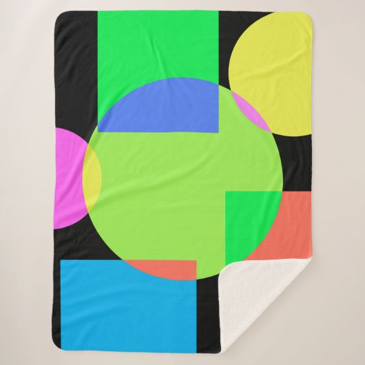 幾何学虹 シェルパブランケット (正面)
