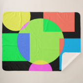 幾何学虹 シェルパブランケット (正面(横))