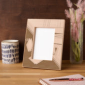 「幾何学表現」 5 x 7レーザー彫刻枠 レーザー彫刻フレーム (左)