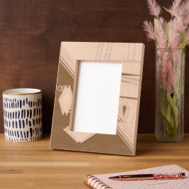 「幾何学表現」 5 x 7レーザー彫刻枠 レーザー彫刻フレーム