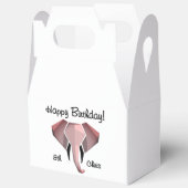 幾何学象の頭誕生日の年齢と名前 フェイバーボックス (見開き)