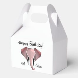 幾何学象の頭誕生日の年齢と名前 フェイバーボックス