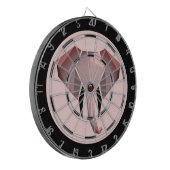 幾何学象の頭部調節 ダーツボード (正面左)