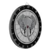 幾何学象の頭部調節 ダーツボード (正面左)