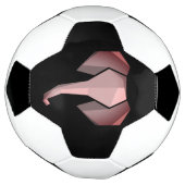 幾何学象の頭 サッカーボール (回転)