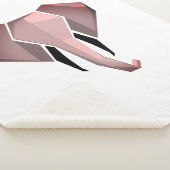 幾何学象の頭 シェルパブランケット (3/4)