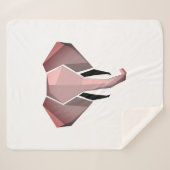 幾何学象の頭 シェルパブランケット (正面(横))