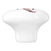 幾何学象の頭 セラミックノブ (側面)