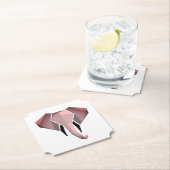 幾何学象の頭 ペーパーコースター (インサイチュ)