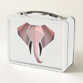 幾何学象の頭 メタルランチボックス (裏面)