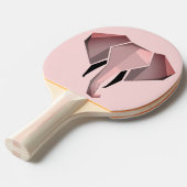 幾何学象の頭 卓球ラケット (正面アングル)