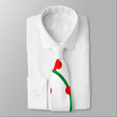 幾何学赤緑の青い円 ネクタイ (タイ)