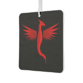 幾何学赤龍 カーエアーフレッシュナー (左)