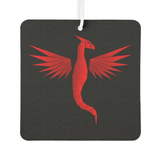 幾何学赤龍 カーエアーフレッシュナー (裏面)