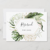 幾何学金ゴールド結婚熱帯性徴候 (正面)