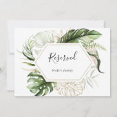 幾何学金ゴールド結婚熱帯性徴候 (裏面)