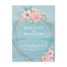 幾何学銅水カラーフローラビーチ結婚式