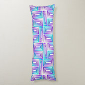 幾何学長方形体枕 ボディピロー (裏面 (縦))