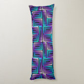 幾何学長方形体枕 ボディピロー (裏面 (縦))