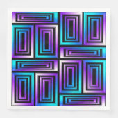 幾何学長方形紙ナプキン (正面)