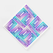 幾何学長方形紙ナプキン (コーナー)