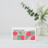 幾何学長水平v04 名刺 (スタンド正面)