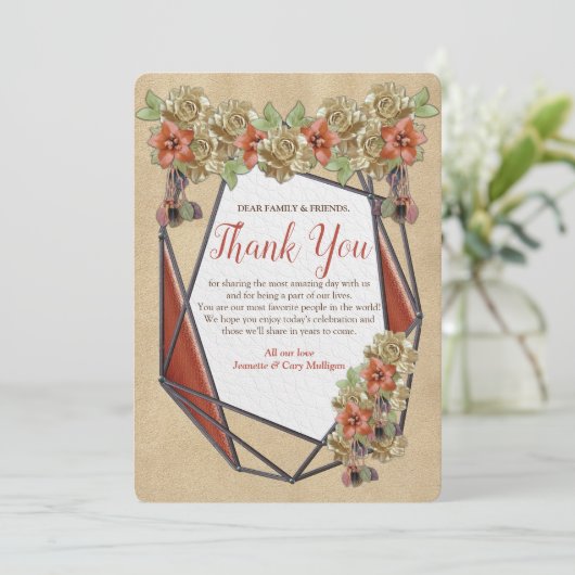 幾何学革&スエードテクスチャアートありがとうございました 招待状 (スタンド正面)