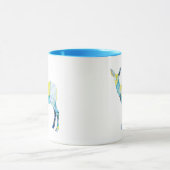 幾何学鹿動物 マグカップ (中央)