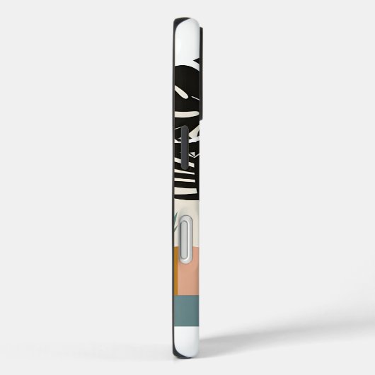 幾何学黒人女性 Case-Mate iPhoneケース (裏面 / 右)