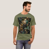 幾何学3D スーパーモザイク Tシャツ (正面フル)