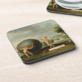 幾何学 コースター (左側)