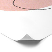 幾何学，抽象芸術,ミニマル,モダンパステル， ポスター (角)