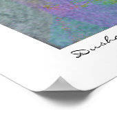 幾何工業グランジ美術3 ポスター (角)