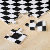 幾何市松模様に錯覚：ヴィンテージ芸術学。 ジグソーパズル (側面)