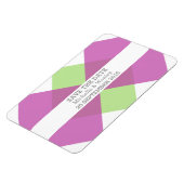 幾何座標系を保存する日付マグネット明るい赤紫色緑 マグネット (左側)