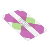 幾何座標系を保存する日付マグネット明るい赤紫色緑 マグネット (右側)