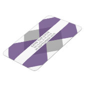 [幾何座標系] [日付を保存] [マグネット] [紫グレー] マグネット (左側)