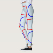 幾何形状のファンキーレギンス レギンス (左)