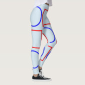 幾何形状のファンキーレギンス レギンス (右)