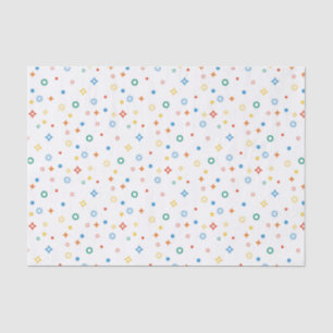 幾何形状カラフル紙吹雪 薄葉紙