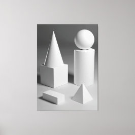 幾何形状シェーディング キャンバスプリント